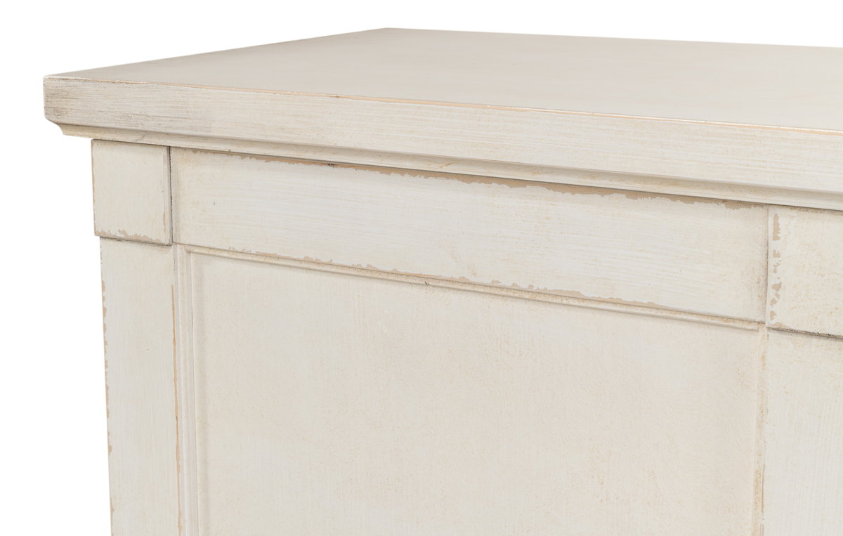 Lionisio Buffet,75',Stucco Wht,Wood Drs, Cabinets & Sideboard by Sarreid, 75" length x 15" width x 37" height View 5
