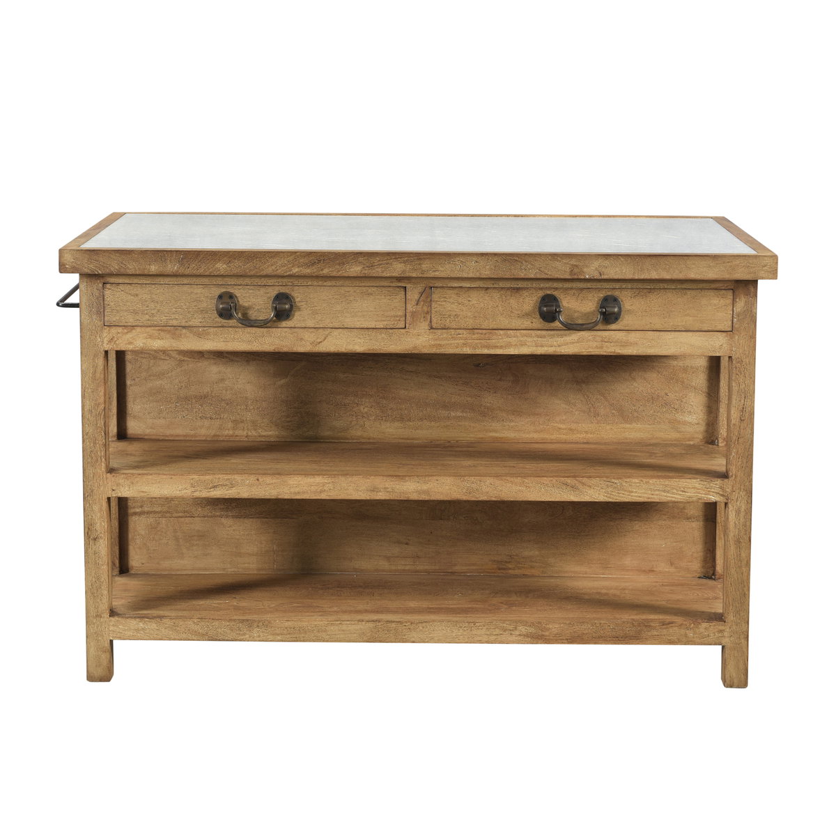 Belding Kitchen Island, by Dovetail, 58" width x 36.5" height x 30" depth View 2