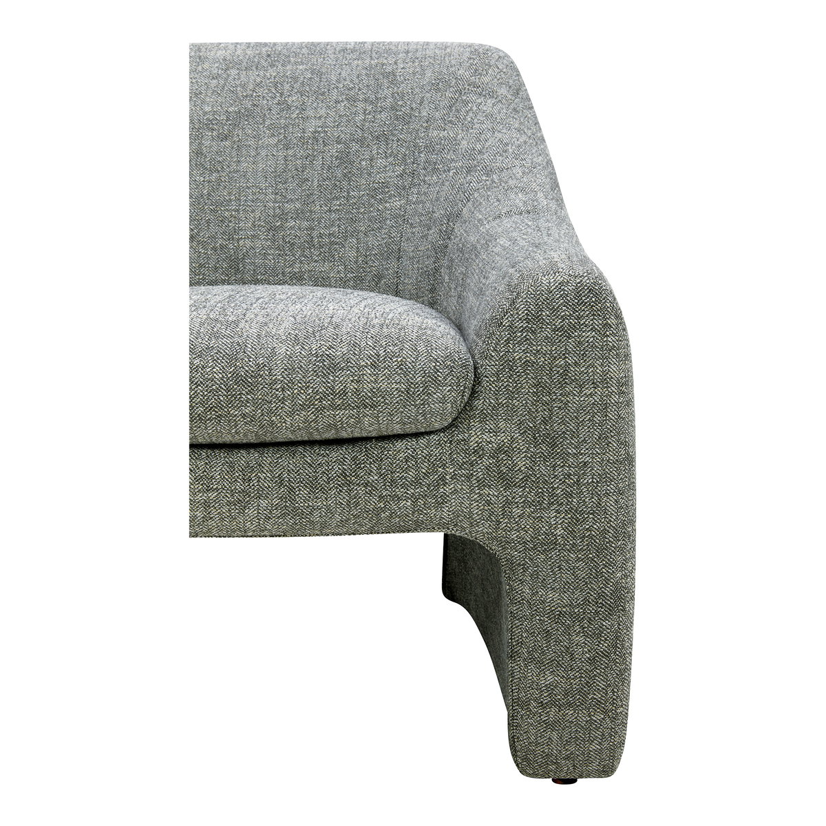 Kenzie Accent Chair Slated Moss, by Moe's Home, 33.75" width x 29.25" height x 31" depth View 5