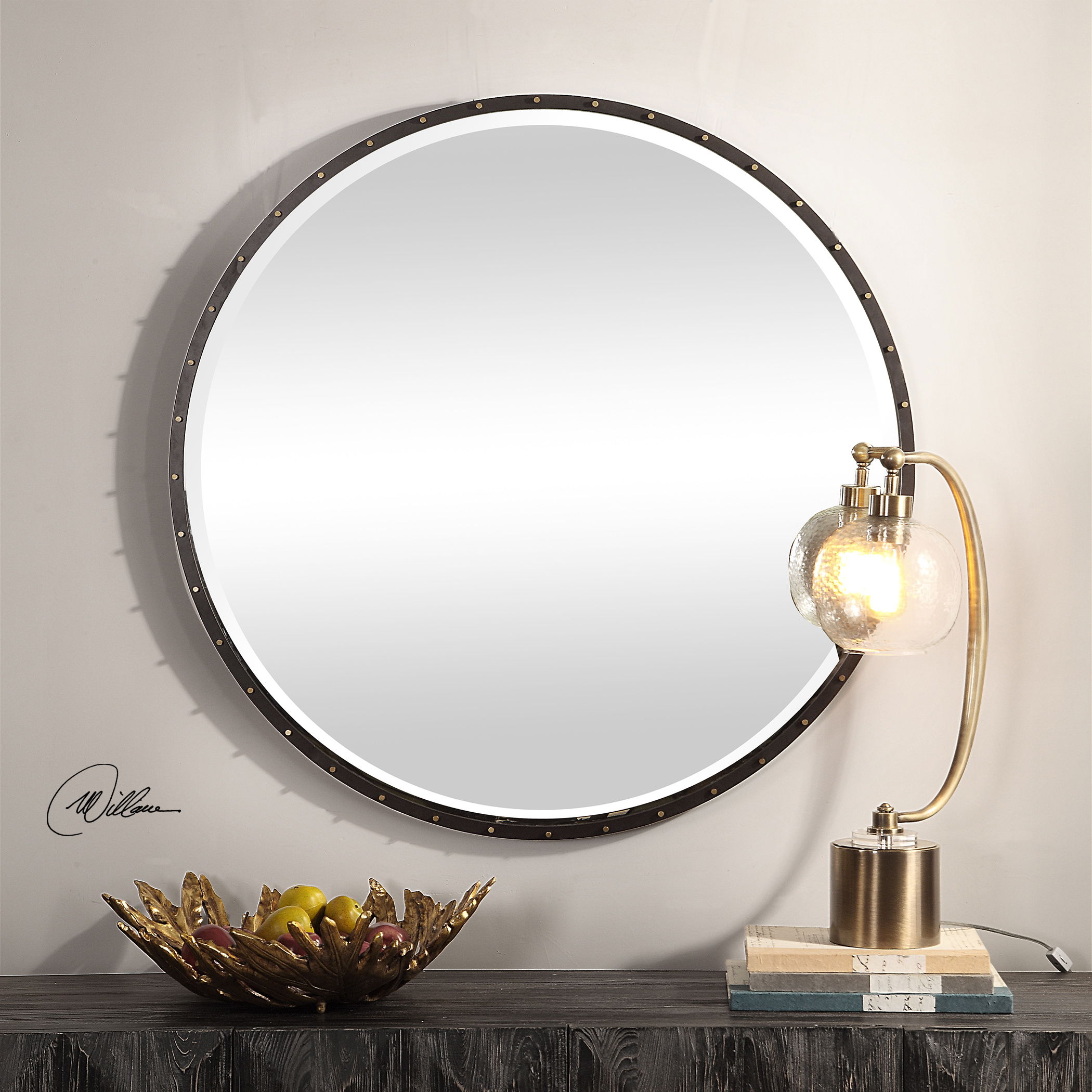 Benedo Round Mirror large image 