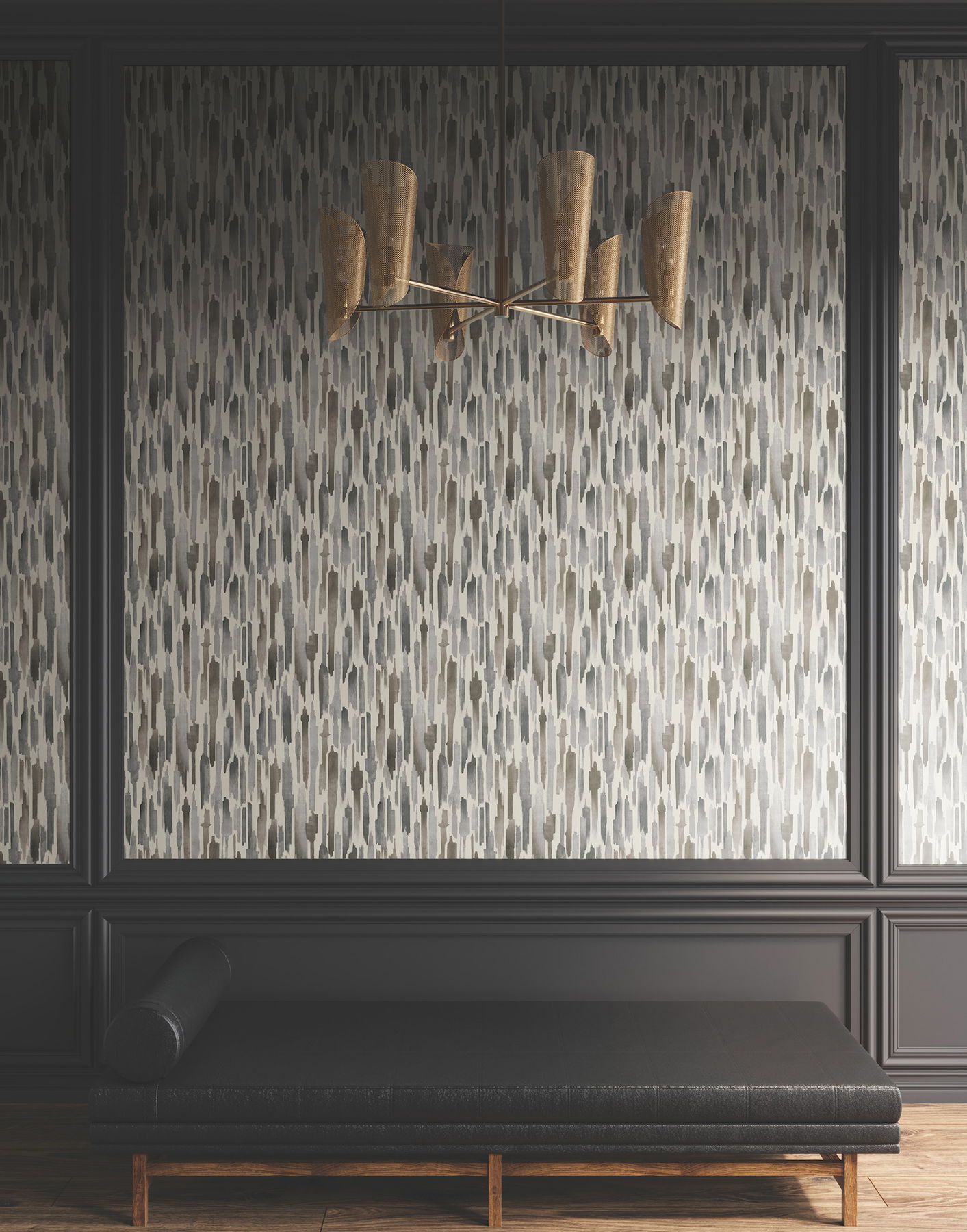 Pluie Charcoal Wallpaper large image 