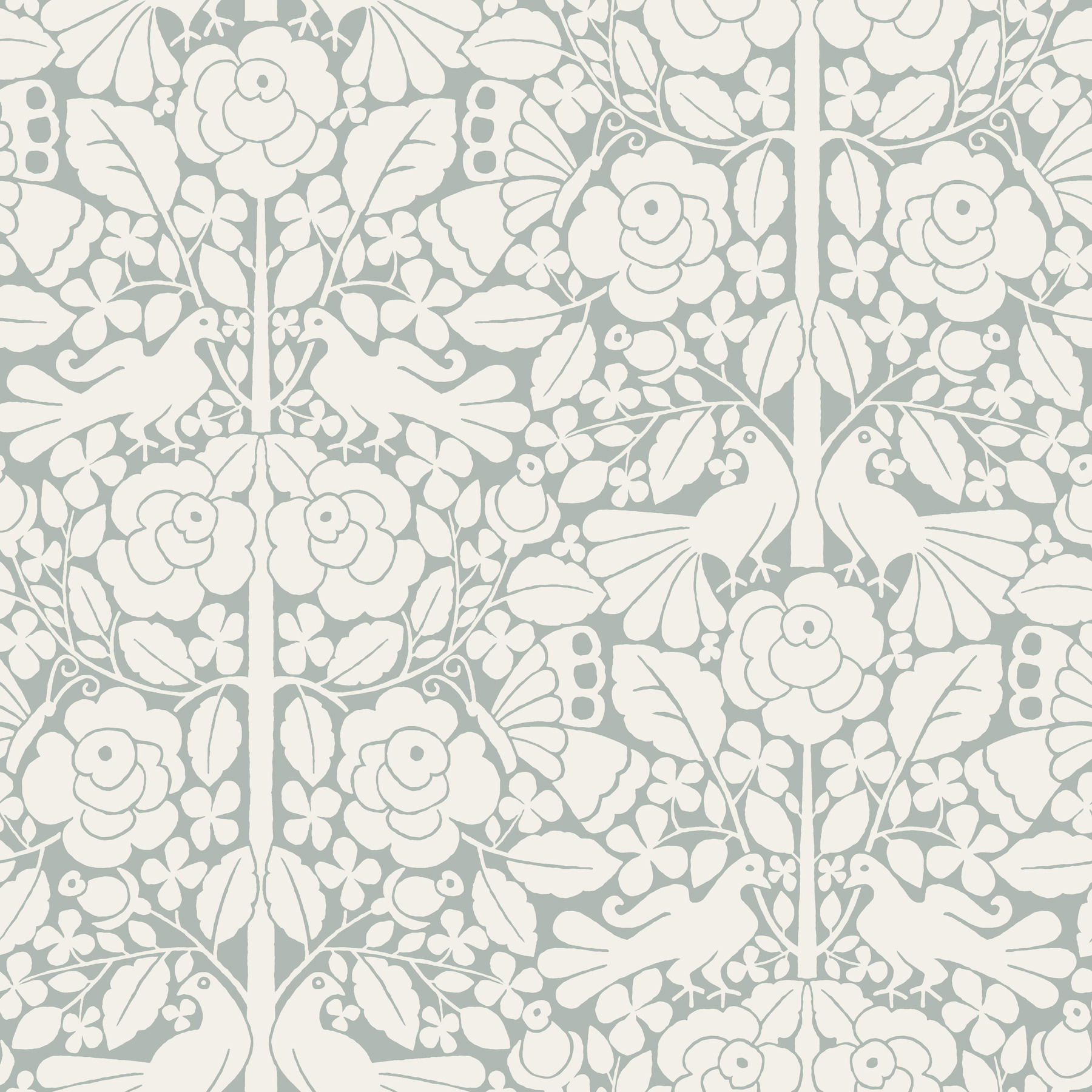 Fairy Tales Blue Wallpaper large image 