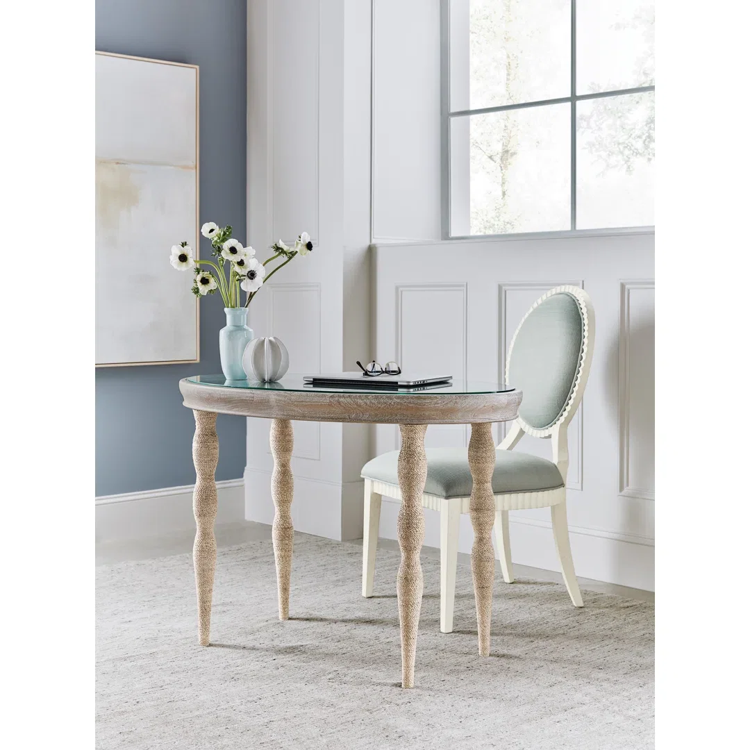 Serenity Upholstered Dining Chair, by Hooker Furniture, 21" width x 41" height x 25.25" depth View 2