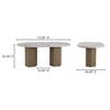 Sartoria Dining Table Breccia Marble, by Moe's Home, 72" width x 30" height x 40" depth thumbnail 10