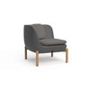 Inou Elements Corner Lounge Chair, Outdoor Furniture by Crescent Garden, 2'3.8" width x 2'2.4" height x 2'3.8" depth thumbnail 5