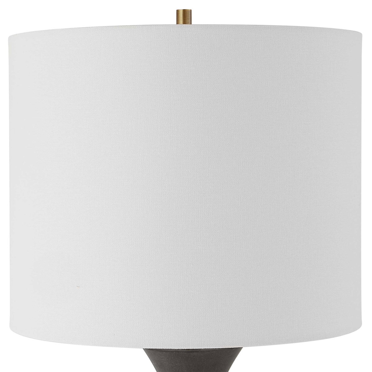 Fountain Black Stone Buffet Lamp, Table Lamp by Uttermost, 12" width x 34" height x 12" depth View 6