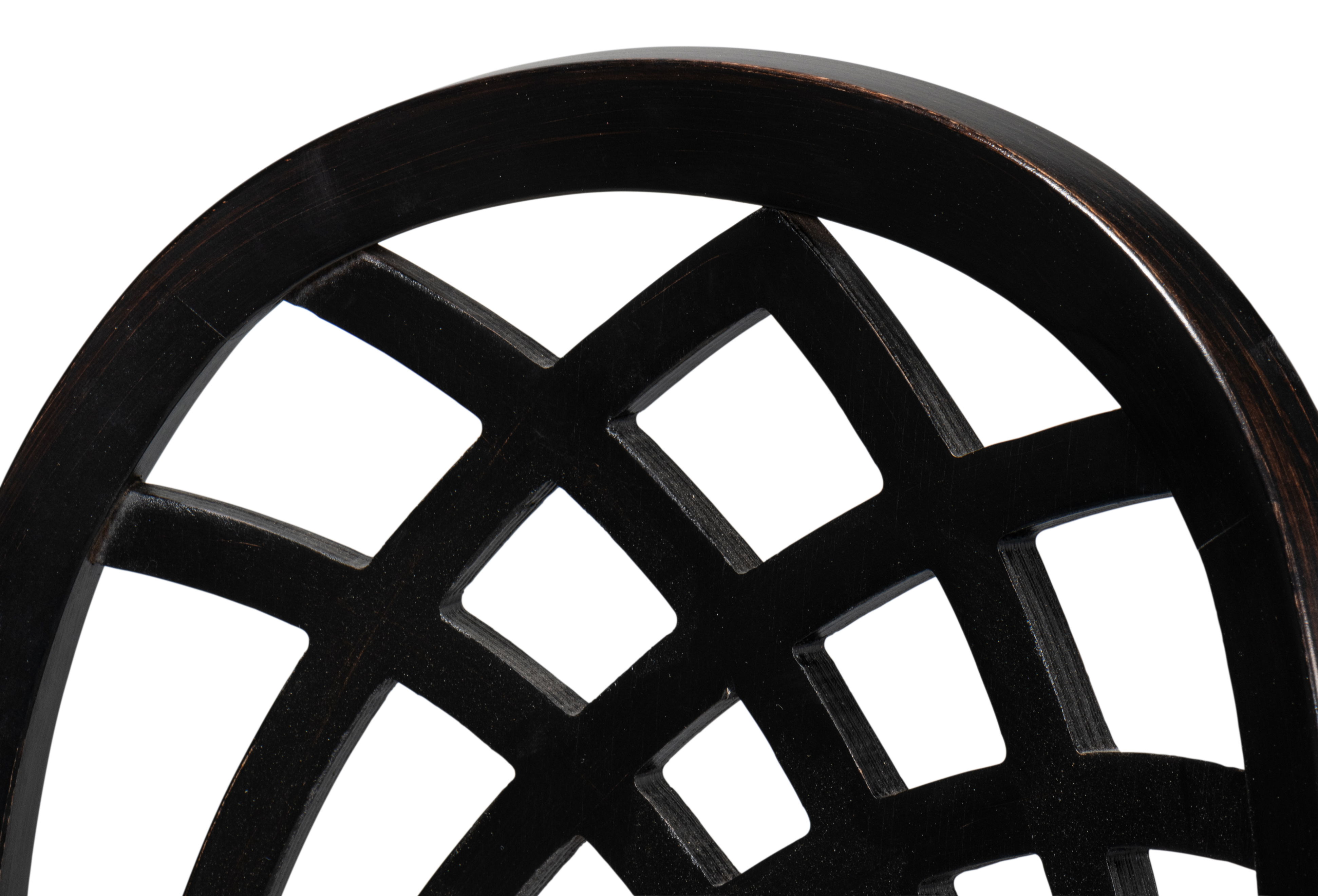 Goccia Side Chair, Nero, Banks Organza large image 