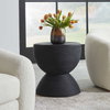 Bongo Black Rattan Side Table, Side & End Table by Uttermost, 22" width x 22" height x 22" depth thumbnail 5