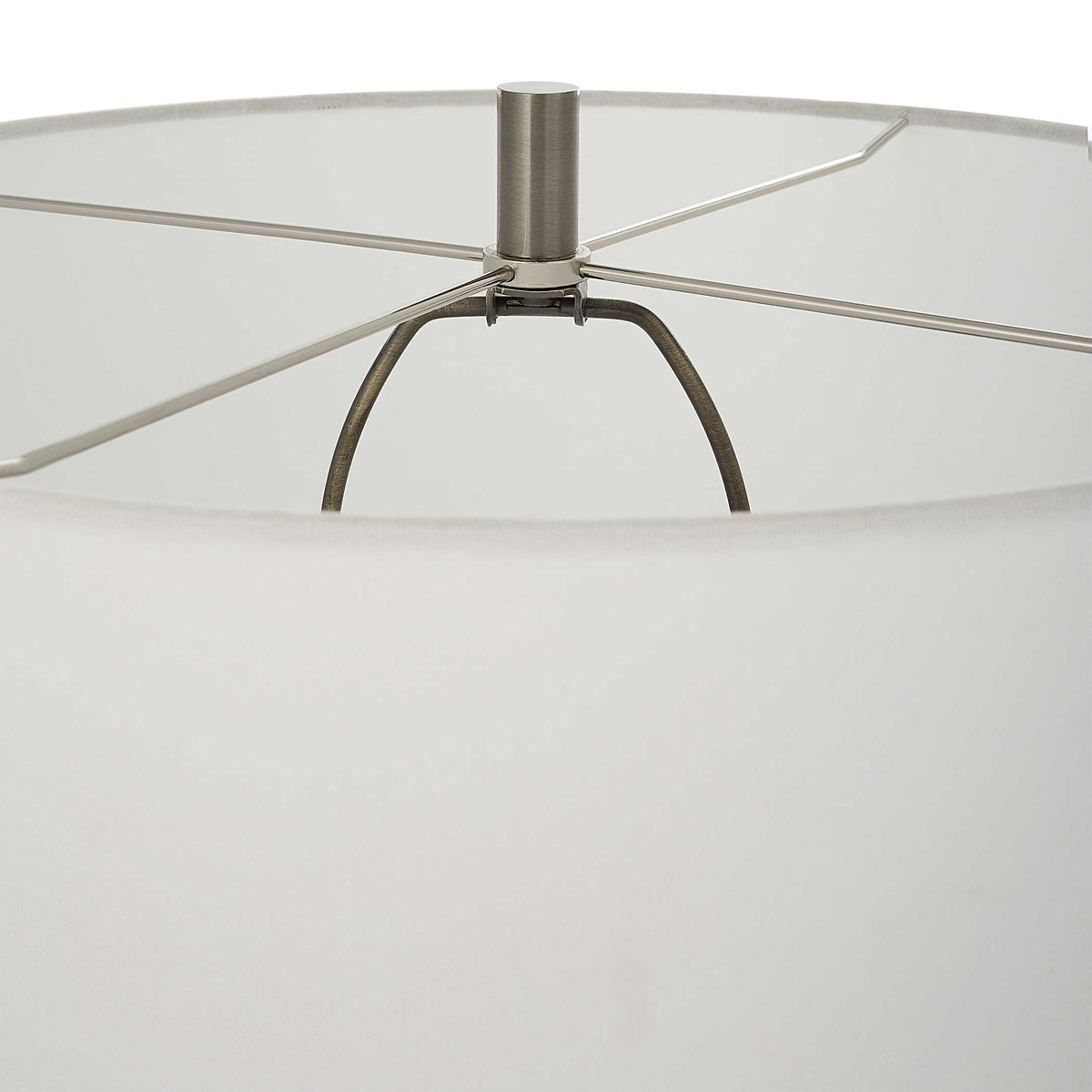 Keiron Industrial Table Lamp, by Uttermost, 1'5" width x 2'8" height x 1'5" depth View 7