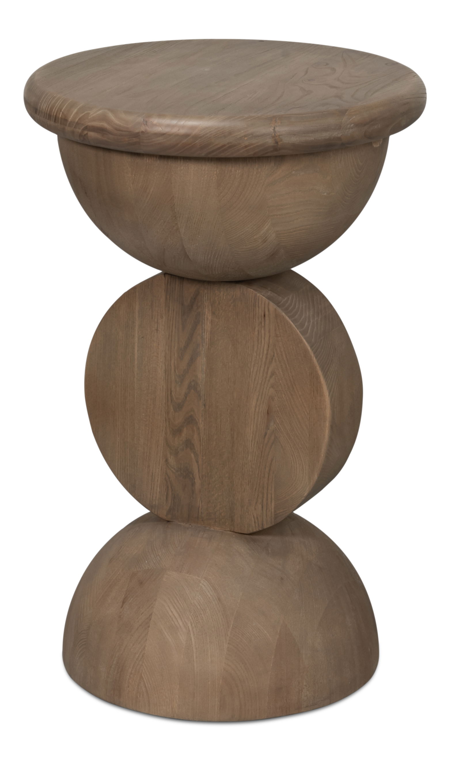Romeo Side Tables, Set Of 3, Natural, Side & End Table by Sarreid, 14" length x 14" width x 22" height View 10