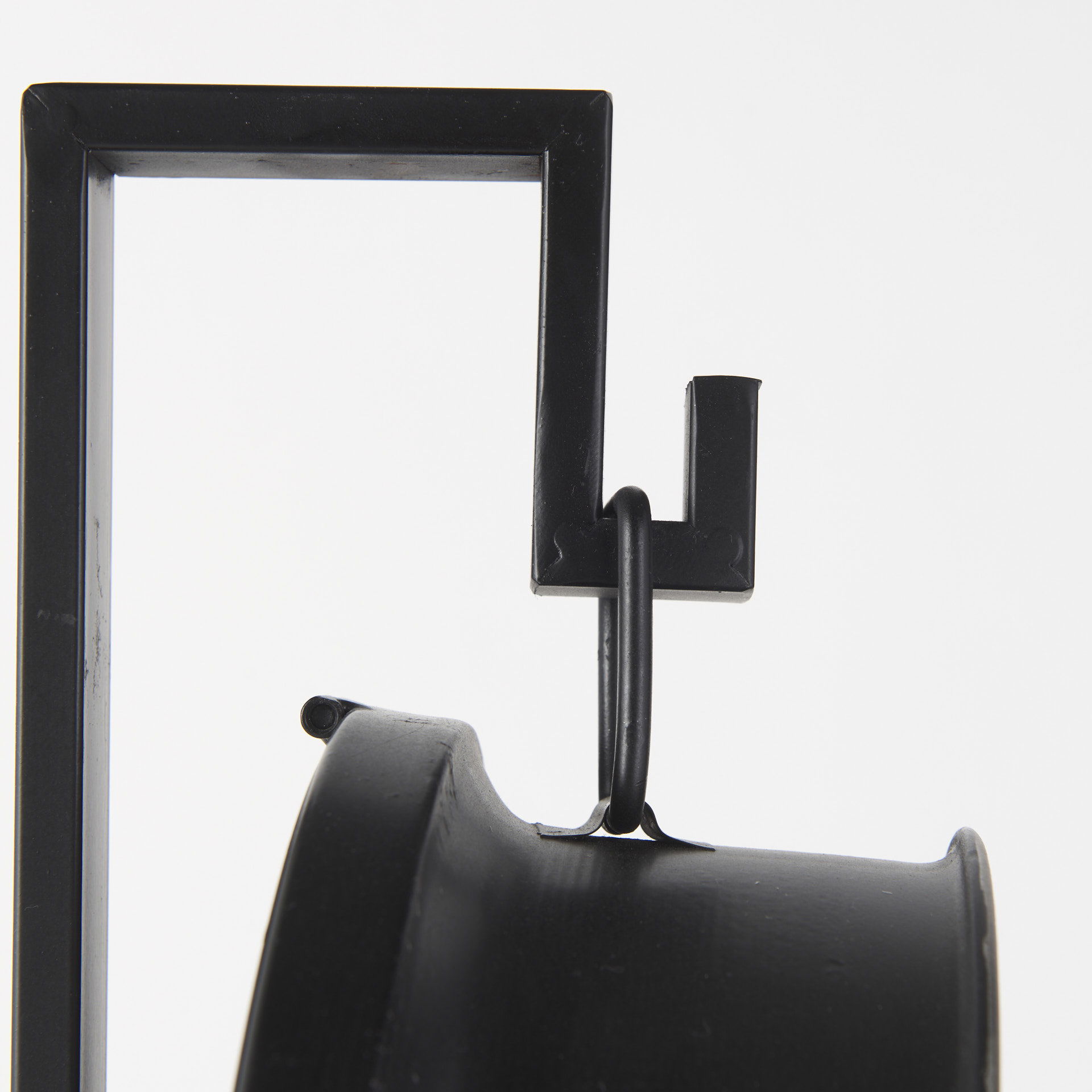 Taxz Metallic Brown Metal Hanging Table Clock large image 