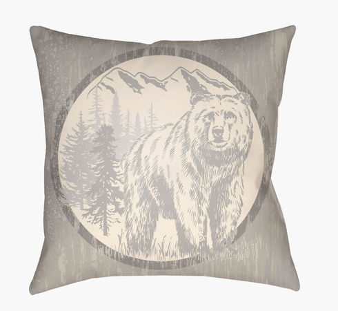 Lodge Cabin Accent Pillow