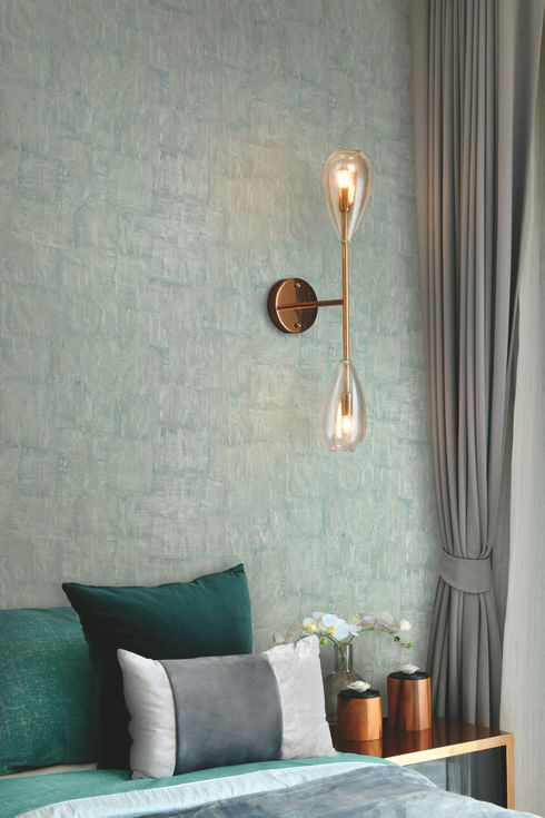 Brushstrokes Aqua Wallpaper