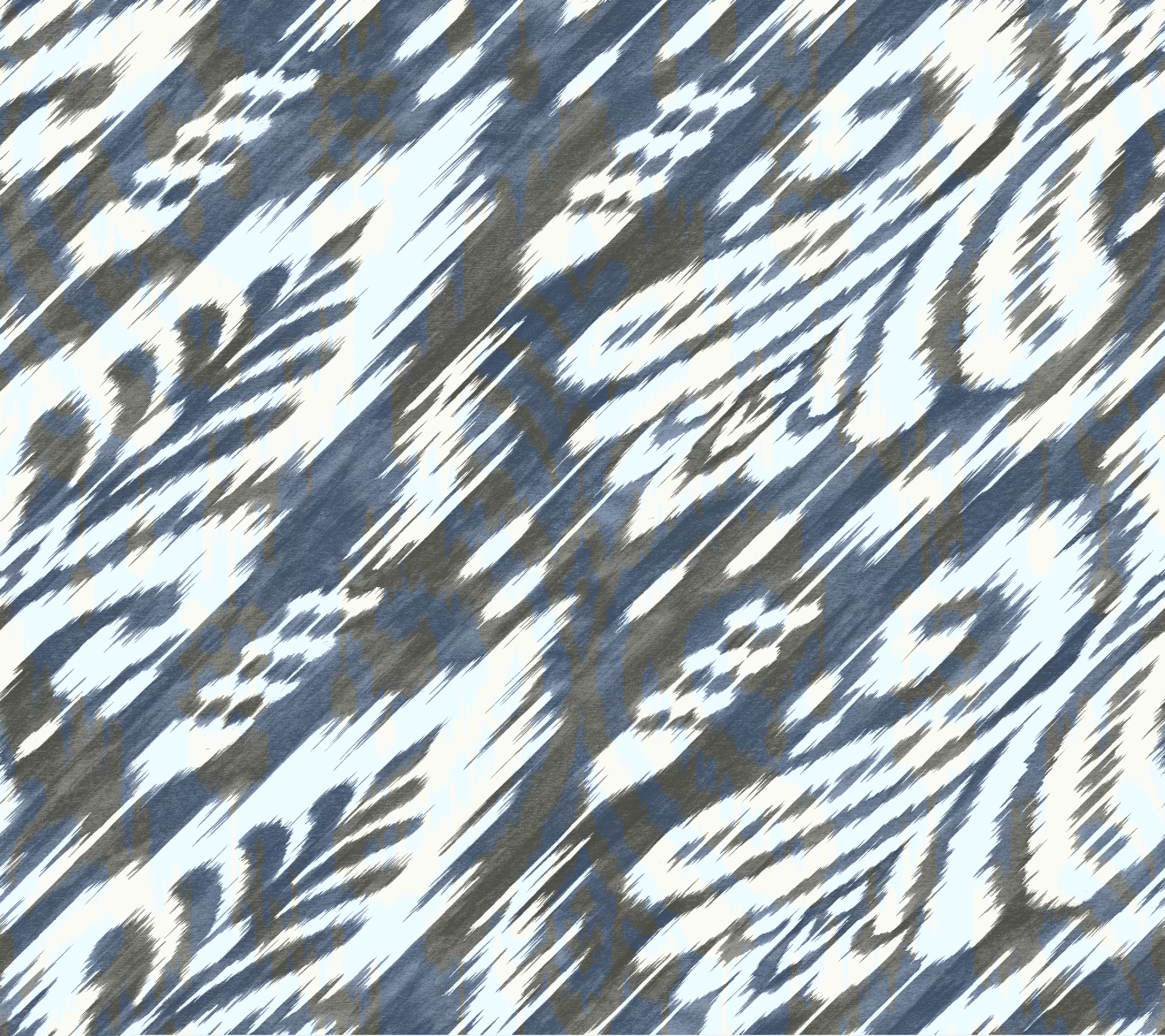Hawthorne Ikat Blue Peel & Stick Wallpaper large image 