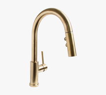 Online Designer Kitchen Colbie Pull Down Kitchen Faucet, Aged Brass