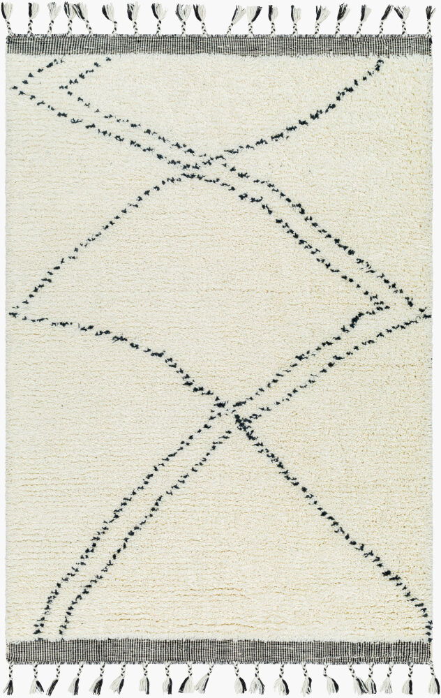 Mirela Handmade Rug, by Surya, 1'6" length x 1'6" width