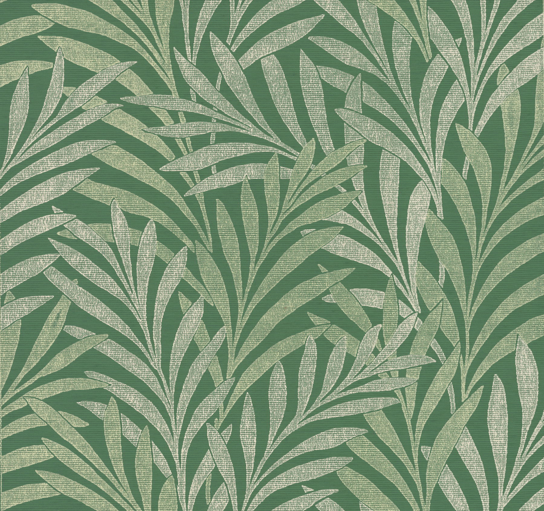 Tea Leaves Stripe Green Wallpaper large image 