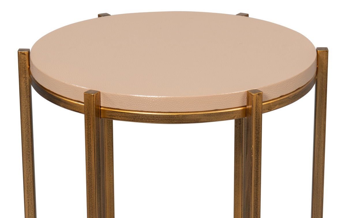 Spence Side Table, Mushroom, Side & End Table by Sarreid, 16" length x 16" width x 21" height View 12