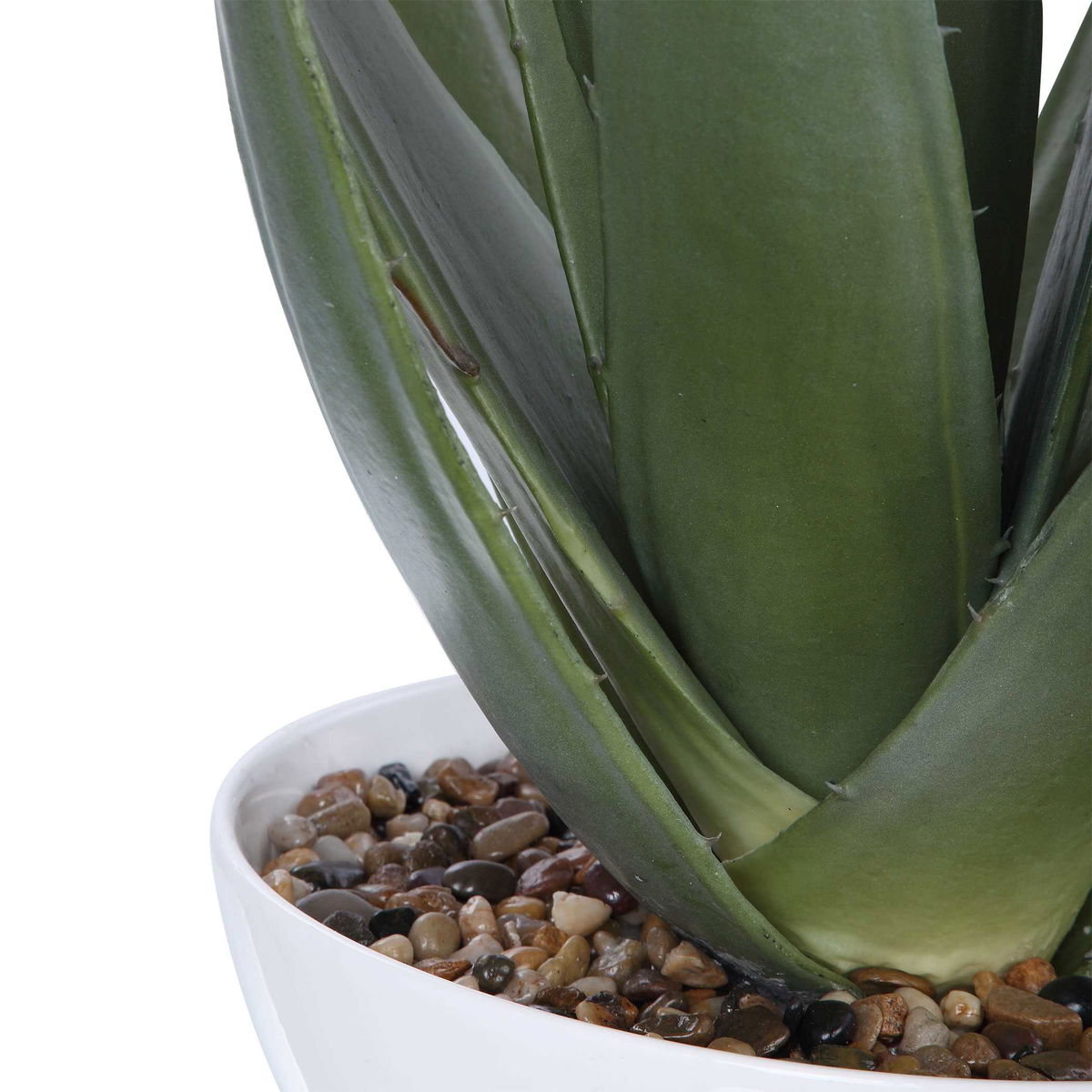 Evarado Aloe Planter, Artificial Plants & Flower by Uttermost, 16.75" width x 28.25" height x 16.75" depth View 4