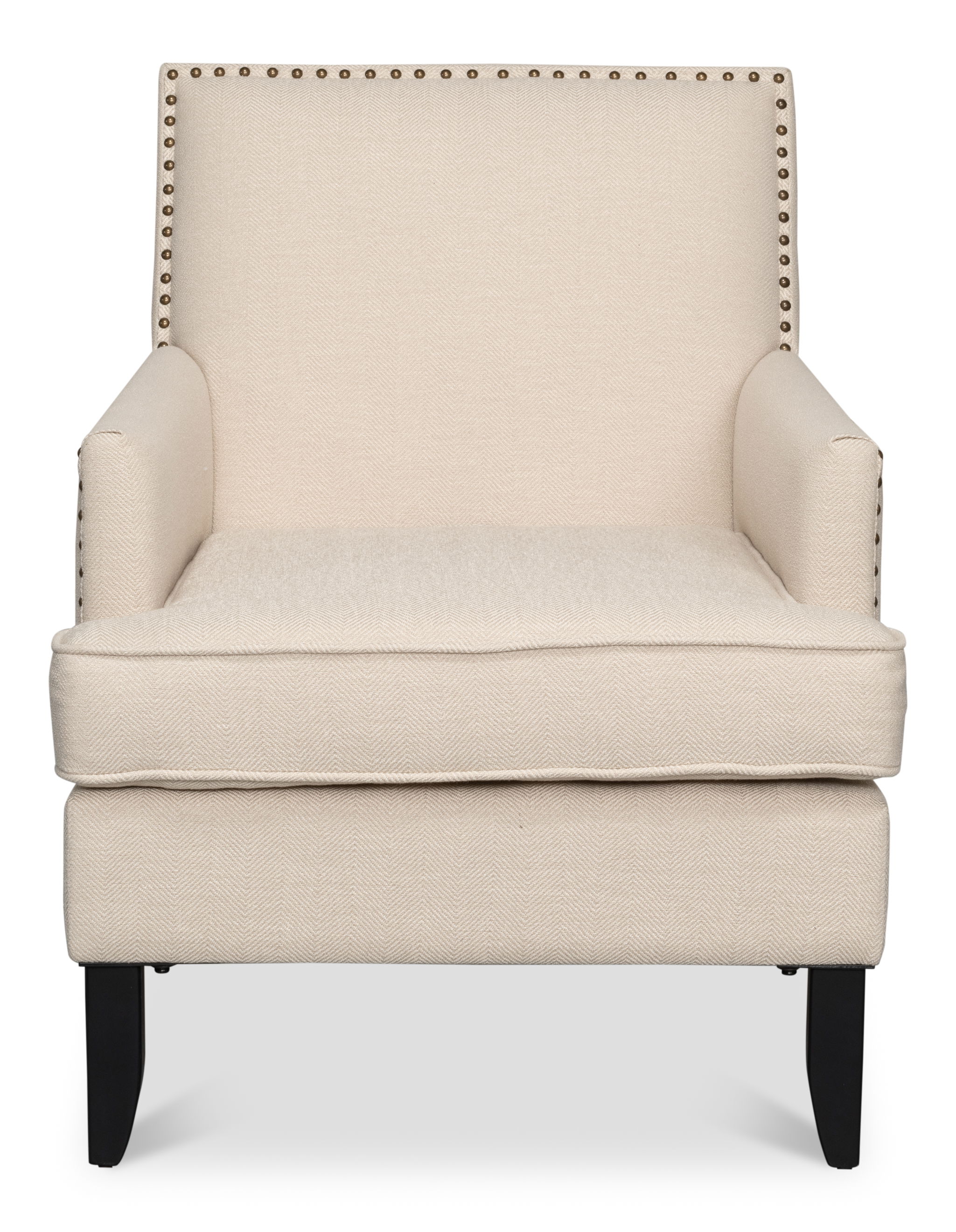 Grady Chair, Fabric, Accent Chair by Sarreid, 27" length x 33" width x 35" height View 2