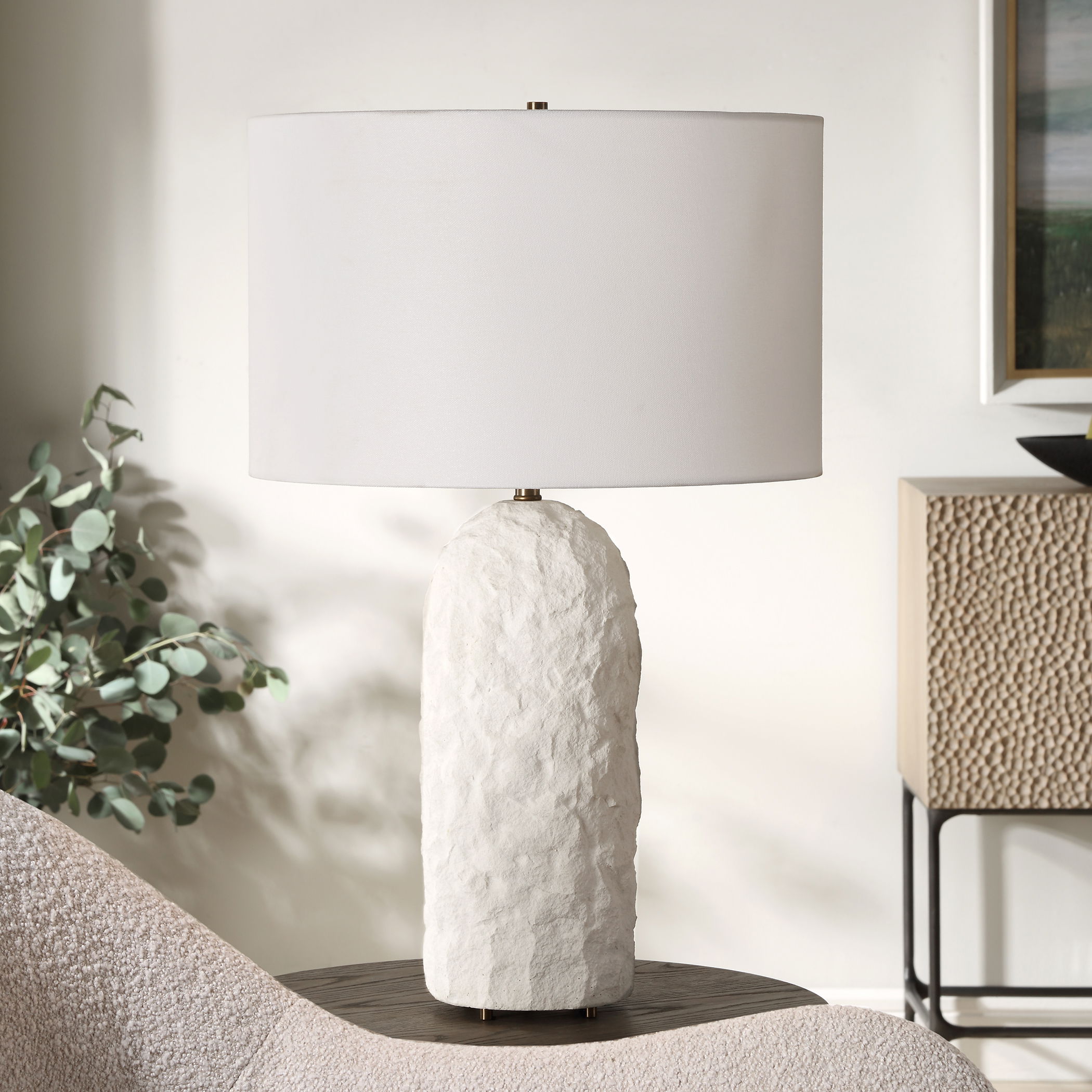 Vieste White Table Lamp large image 