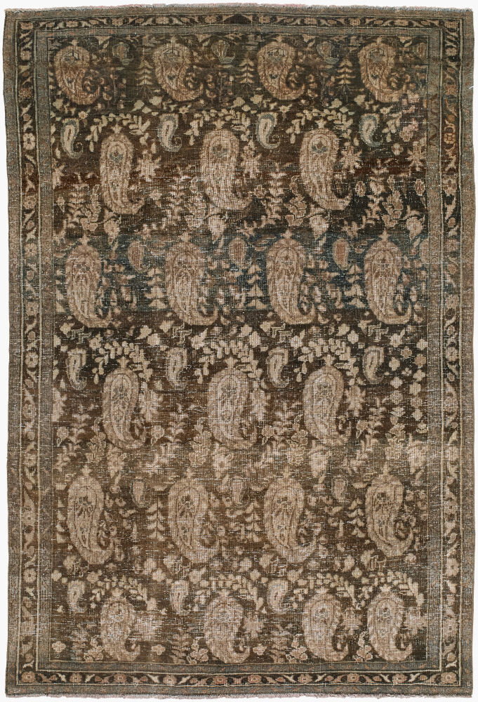 Antique One of a Kind Handmade Rug, by Surya, 6'7" length x 4'4" width