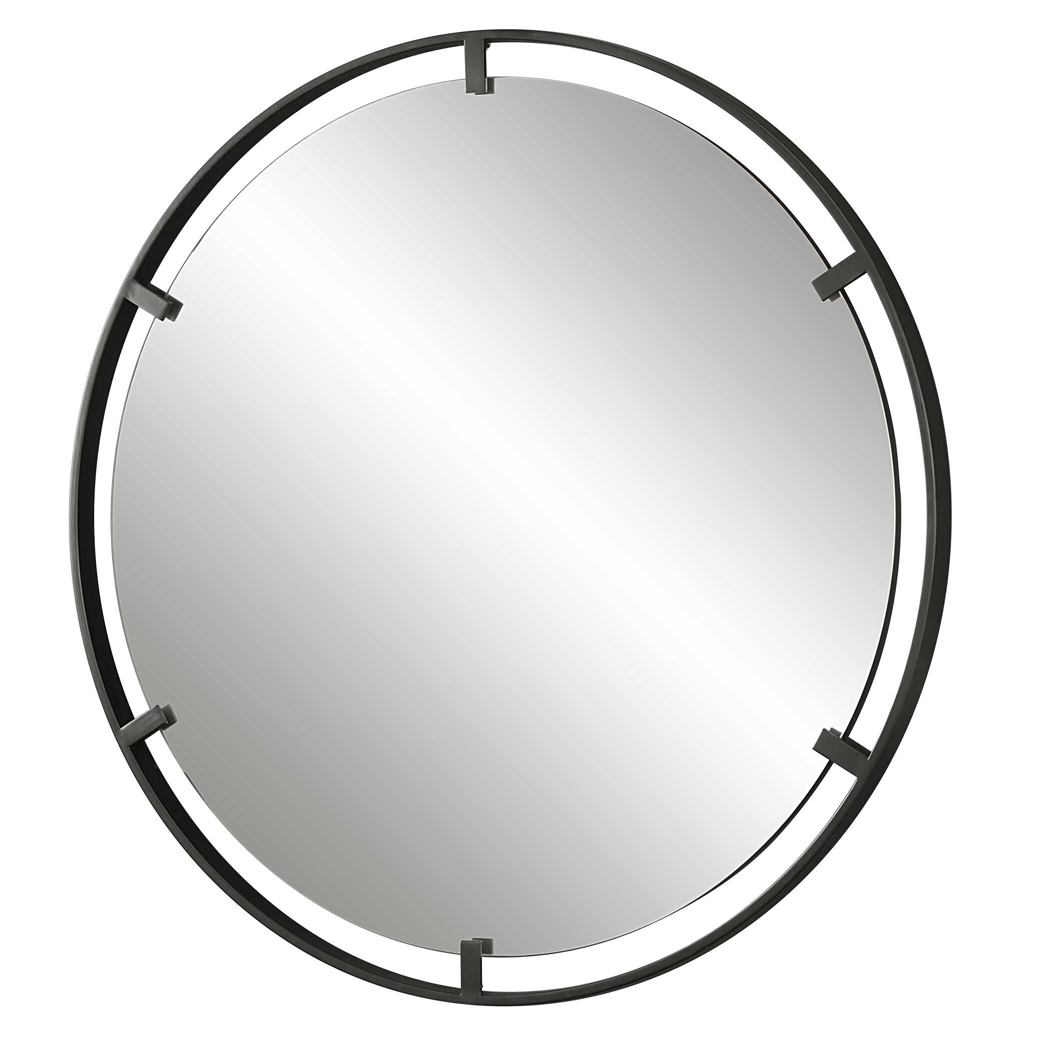 Cashel Round Iron Mirror Cashel Round Iron Mirror large image