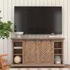 Primalia Barn Door Media Console, Furniture by Uttermost, 62" width x 34" height x 14" depth thumbnail 2