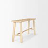 Sekou Light Brown Wooden Craftsman Console Table, by Mercana, 66" length x 16" width x 30.75" height thumbnail 6