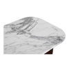 Dash Coffee Table White Calcatta Marble, by Moe's Home, 45" width x 18.5" height x 27" depth thumbnail 3