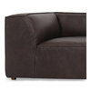 Form Nook Modular Sectional Espresso Brown, Sectional Sofa by Moe's Home, 81" width x 26" height x 71.5" depth thumbnail 5