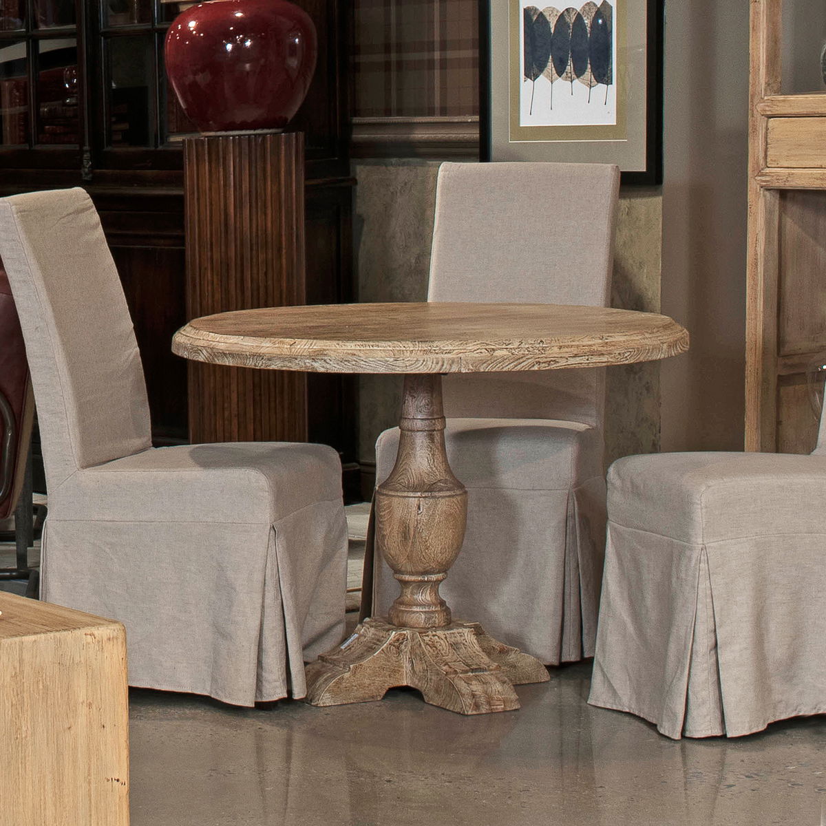 Dinner With Friends Dining Table  Sedona, by Sarreid, 3'4" length x 3'4" width x 2'7" height View 12
