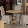 Dinner With Friends Dining Table  Sedona, by Sarreid, 3'4" length x 3'4" width x 2'7" height thumbnail 12