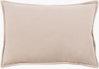 Cotton Velvet Lumbar Pillow, Decorative Pillow by Surya, 13" length x 19" width thumbnail
