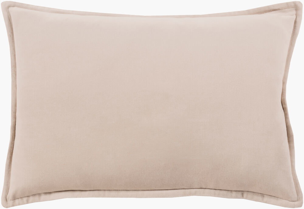 Cotton Velvet Lumbar Pillow, Decorative Pillow by Surya, 13" length x 19" width