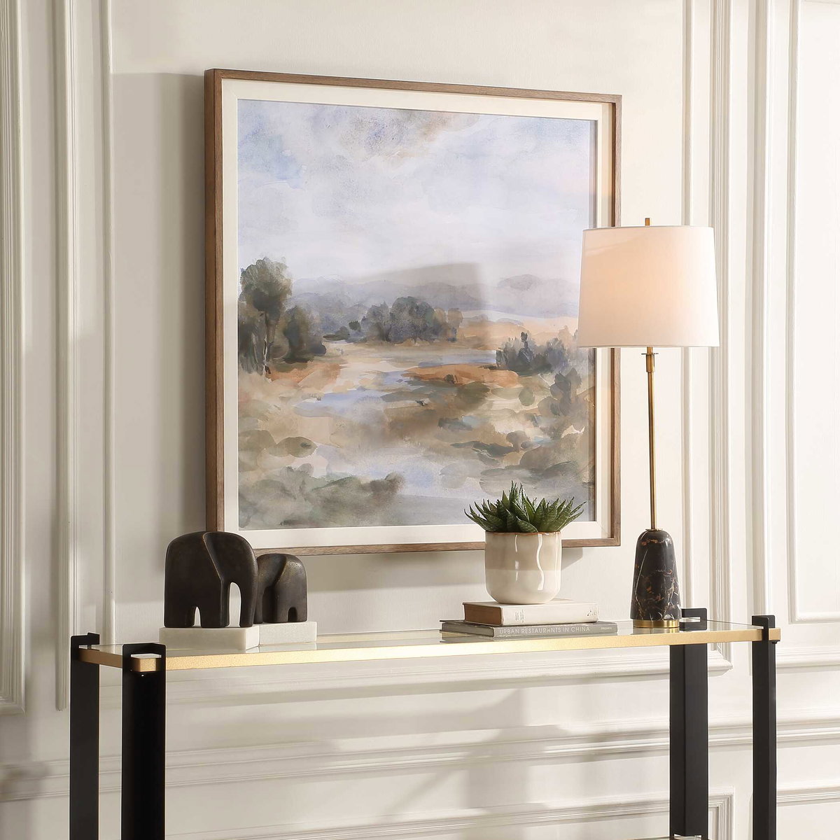 River Afternoon Landscape Print, Art by Uttermost, 39.87" width x 39.87" height x 2" depth View 4