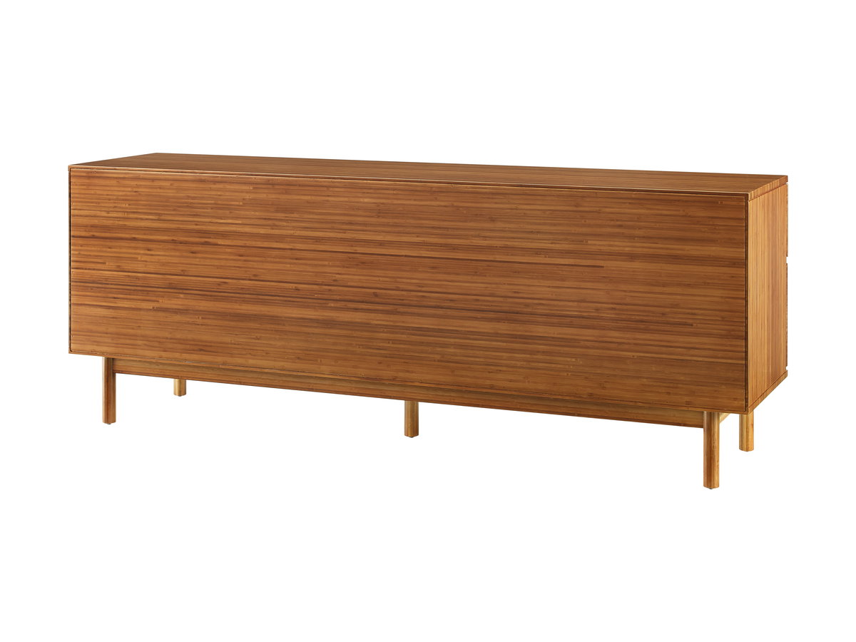 Ventura 4 Drawer Double Dresser, by Greenington, 18" length x 73.5" width x 28" height View 4