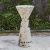 Lenora Stone Drink Table, Side & End Table by Uttermost, 10" width x 22" height x 10" depth thumbnail 4