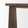 Wolcott Rectangular Dark Brown Solid Wood Dining Table thumbnail 7