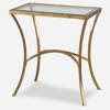 Alayna Gold End Table, Side & End Table by Uttermost, 22" width x 24" height x 14" depth thumbnail 1