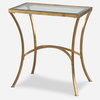 Alayna Gold End Table, Side & End Table by Uttermost, 22" width x 24" height x 14" depth thumbnail 1