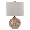 Lagos Rustic Table Lamp, by Uttermost, 14" width x 22" height x 14" depth thumbnail 1