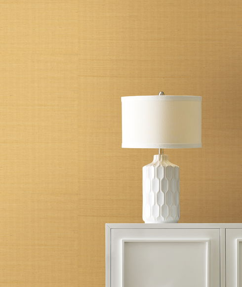 Maguey Sisal Gold Wallpaper