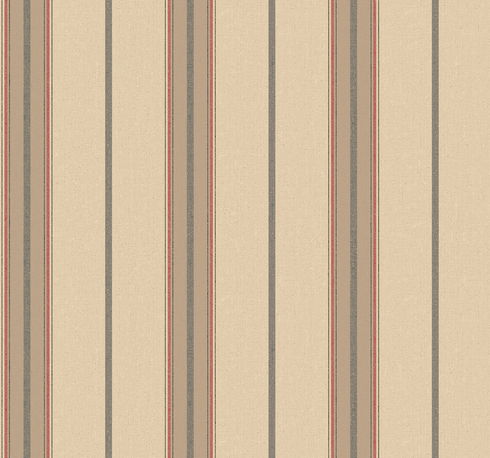 Beige & Brown Ralph Stripe Wallpaper