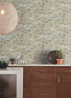Field Stone Grasscloth Tan & Grey Wallpaper, by York Wall, 33' length x 1'9" width x 0.02" depth thumbnail 2