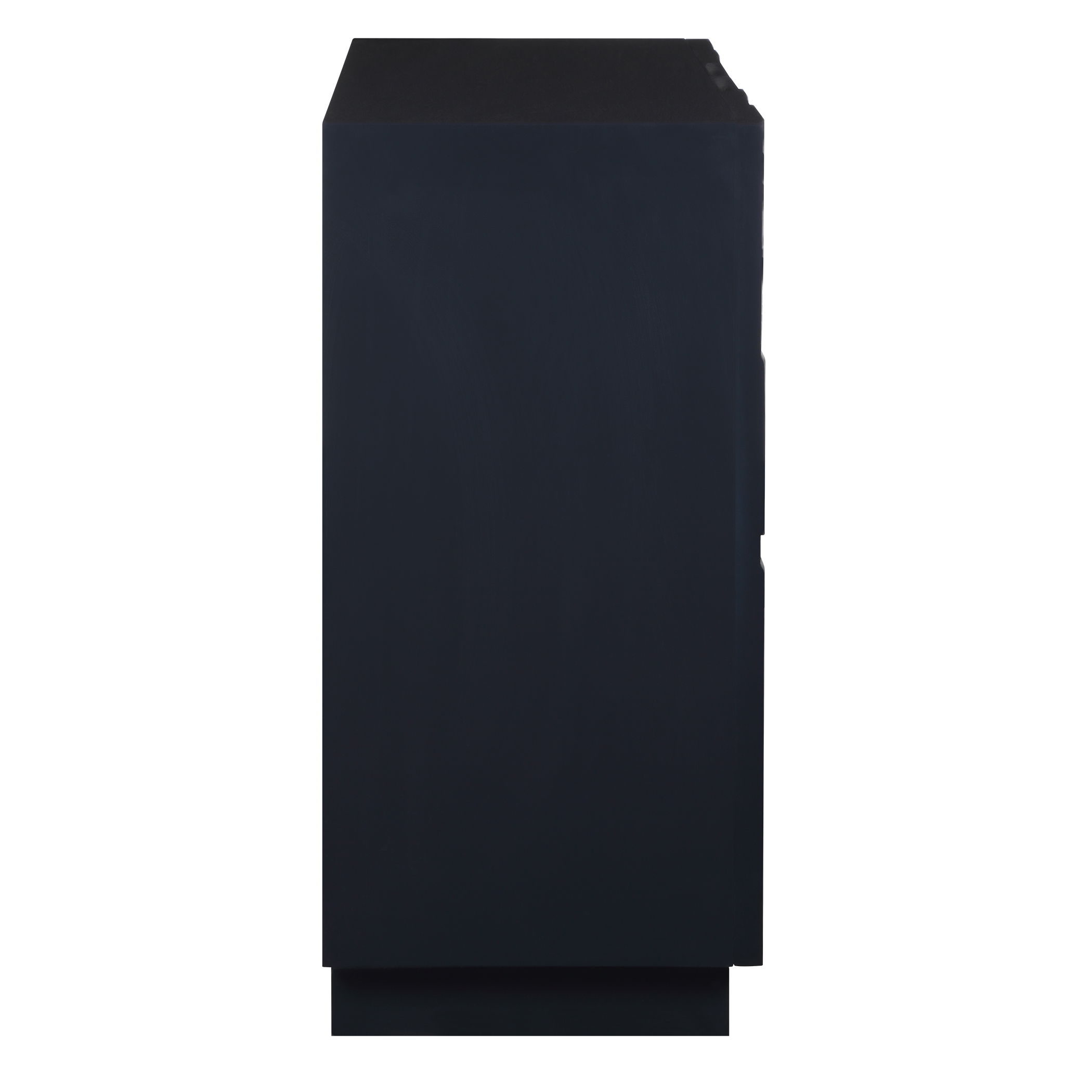 Valeria 2 Door Glossy Blue Cabinet large image 