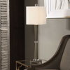 Niccolai Antiqued Nickel Lamp, Table Lamp by Uttermost, 11" width x 36" height x 11" depth thumbnail 2