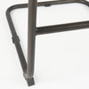 Berbick Low Back 26in Seat Counter Stool | Black Leather with Gray Metal, Counter & Bar Stool by Mercana, 20.5" length x 24.8" width x 43" height thumbnail 10