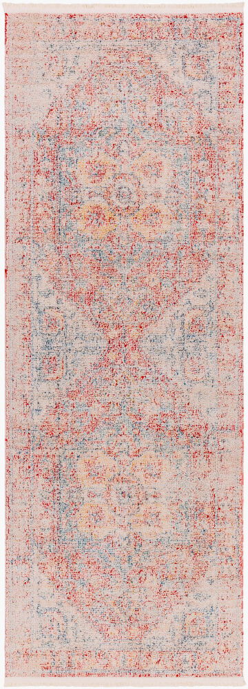 Subtle Machine Woven Rug, by Surya, 7'2.61" length x 2'7.5" width