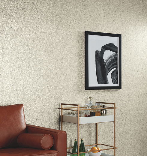 Brilliant Mica Clear Quartz Wallpaper